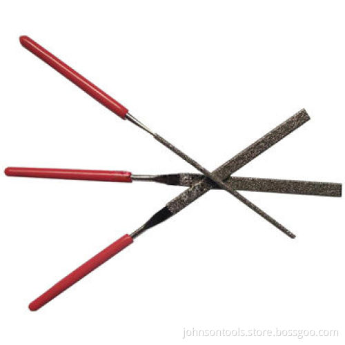 Electroplated diamond file for grinding